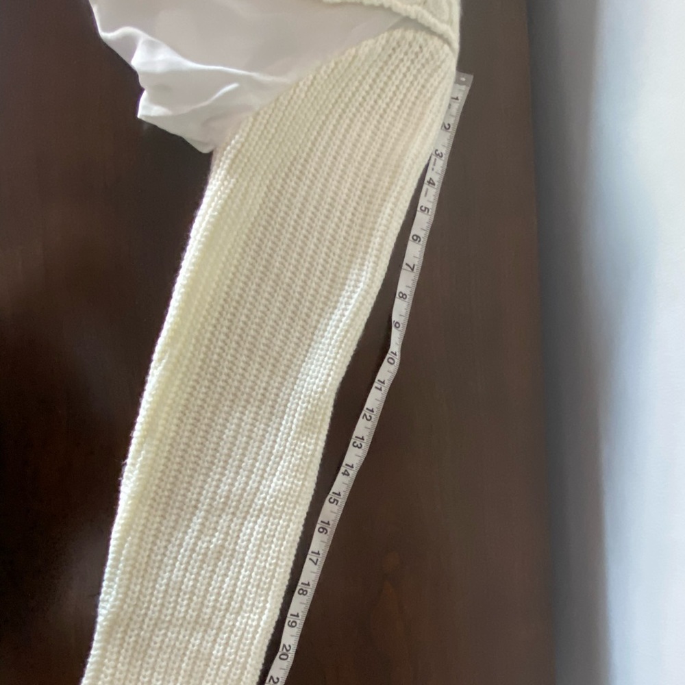 Neiman Marcus Cable Knit Mesh Sweater - Picture 9 of 10